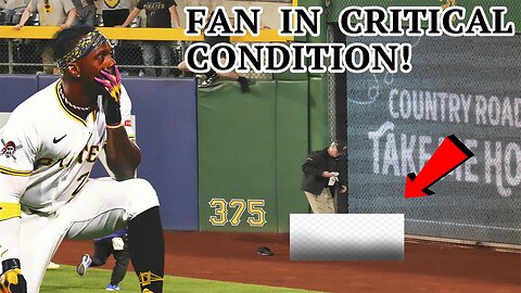 Fan in CRITICAL CONDITION after FALLING 21 FEET at Pirates game while celebrating an RBI double!