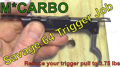 Savage 64 Trigger Job by MCARBO.com