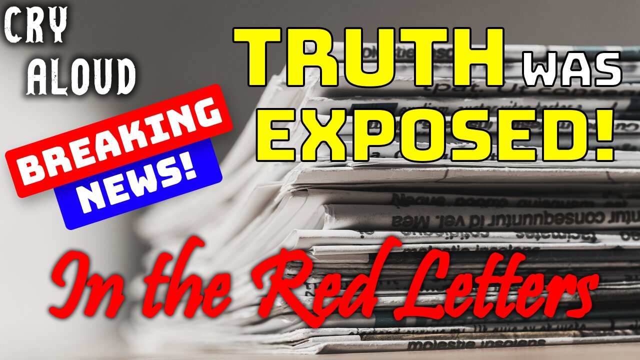 Breaking News! Truth was Exposed in the Red Letters!!!