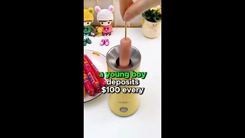 Boy Deposit 100 Dollars Every Day 😂