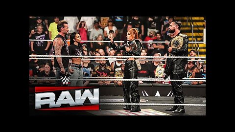 FULL SEGMENT_ CM Punk and AJ Lee’s face-off with Seth Rollins and Becky Lynch_ Raw, Sept. 15, 2025