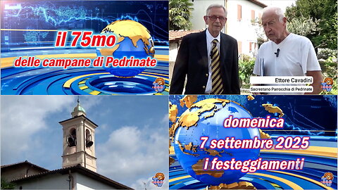 Settantacinquesimo anniversario per le campane di Pedrinate