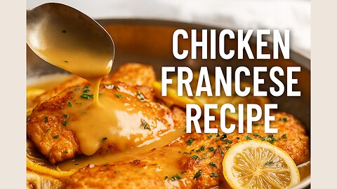 Easy Chicken Francese Recipe | Lemon Butter Chicken Done Right!