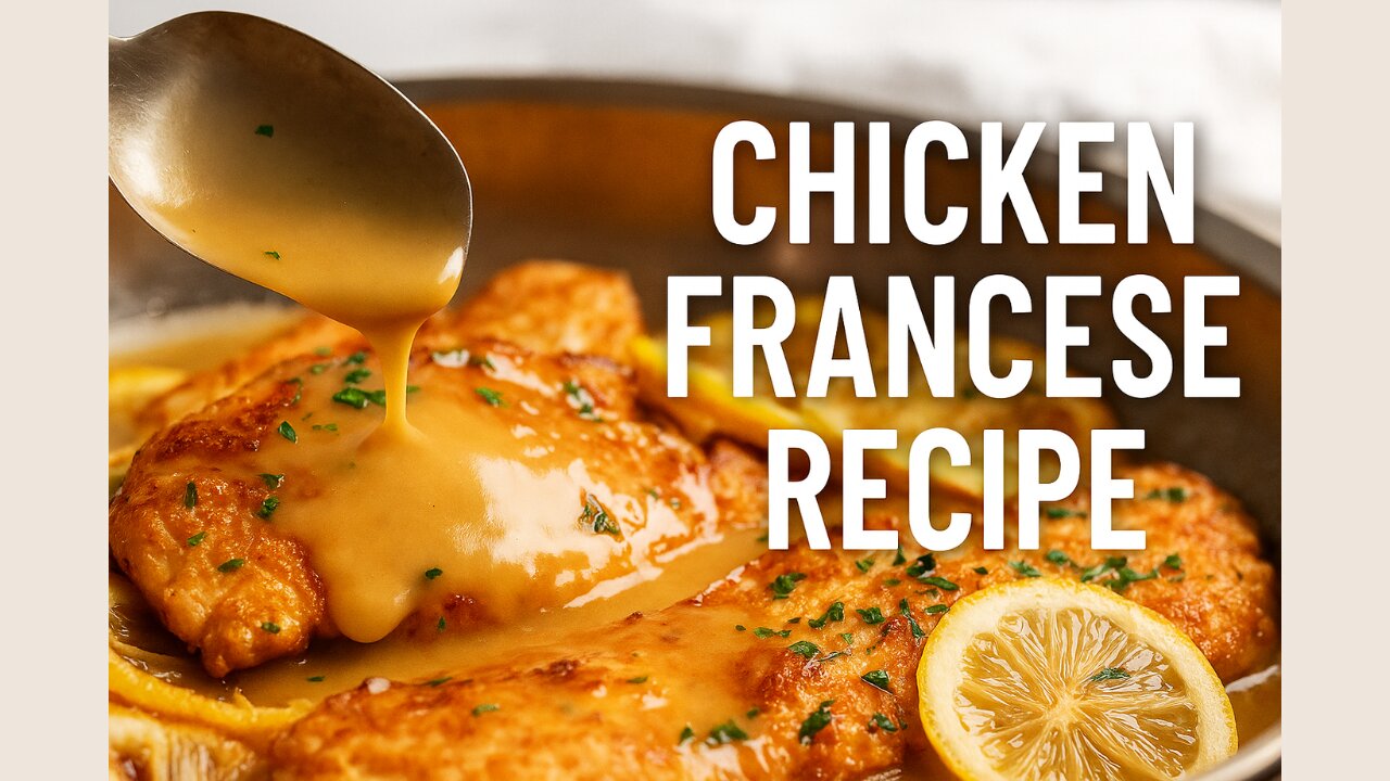 Easy Chicken Francese Recipe | Lemon Butter Chicken Done Right!