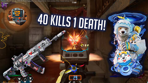 40 Kills, 1 Death – Fever AK-47 Domination | FragPunk Headshot Deathmatch