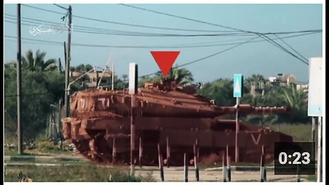 "Israeli Merkava Mk. IV Tank Defeated by Al-Yasin Tandem Ammunition from RPG-7"