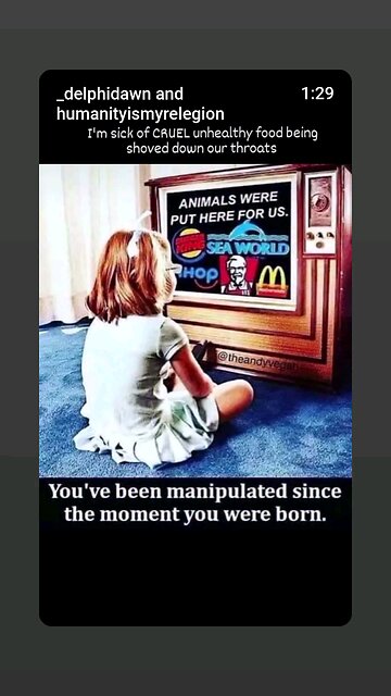 Tired of Junk Food Being Shoved Down Our Throats