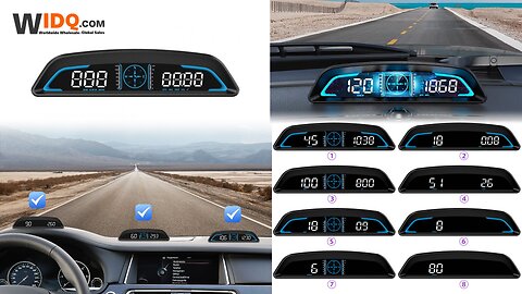 📡 GPS HUD Speedometer – Real-Time, Bright & Bold! 🛰