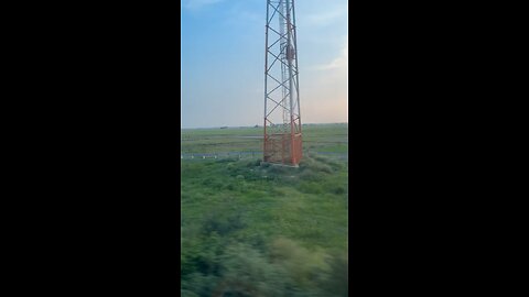 Green Fields View from Train 🚆🌿 | Relaxing Nature & Travel Vibes #shorts