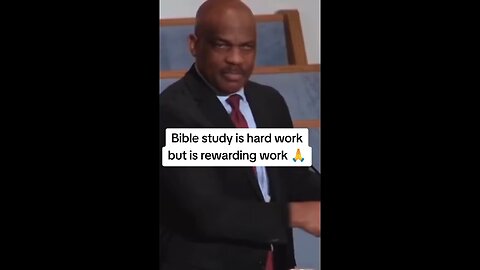 Bible study is hard work but is rewarding work 🙏