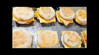 No Need 4 Golden Arches When You Have Egg & Bacon Breakfast Sandwich W/ Hash Brown O'Brien At Home!