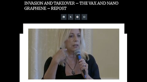THE COVID AGENDA: INVASION AND TAKEOVER – THE VAX AND NANO GRAPHENE – REPOST