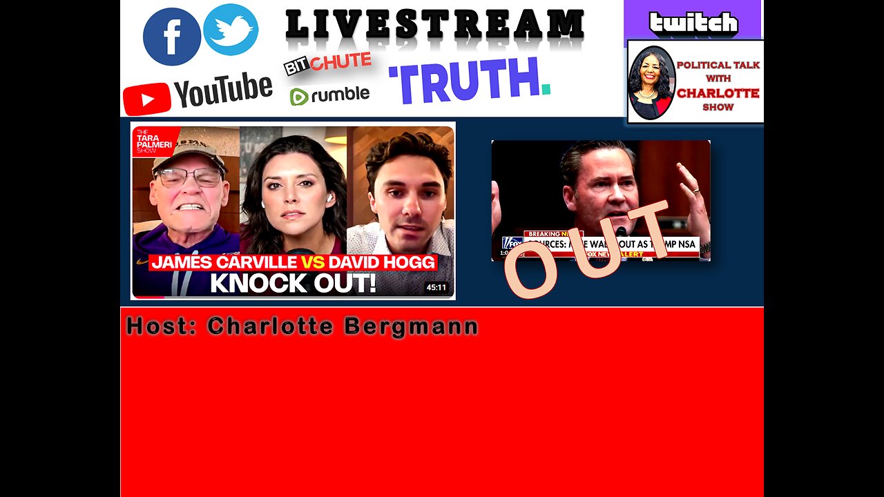 POLITICAL TALK WITH CHARLOTTE - DEMOCRATS CARVELL HOGG CLASH