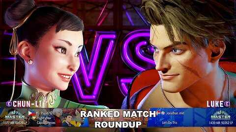 Kuya Kalbo SF6 Ranked Match Roundup. Chun Li Master Rank [Hori Fight Stick]