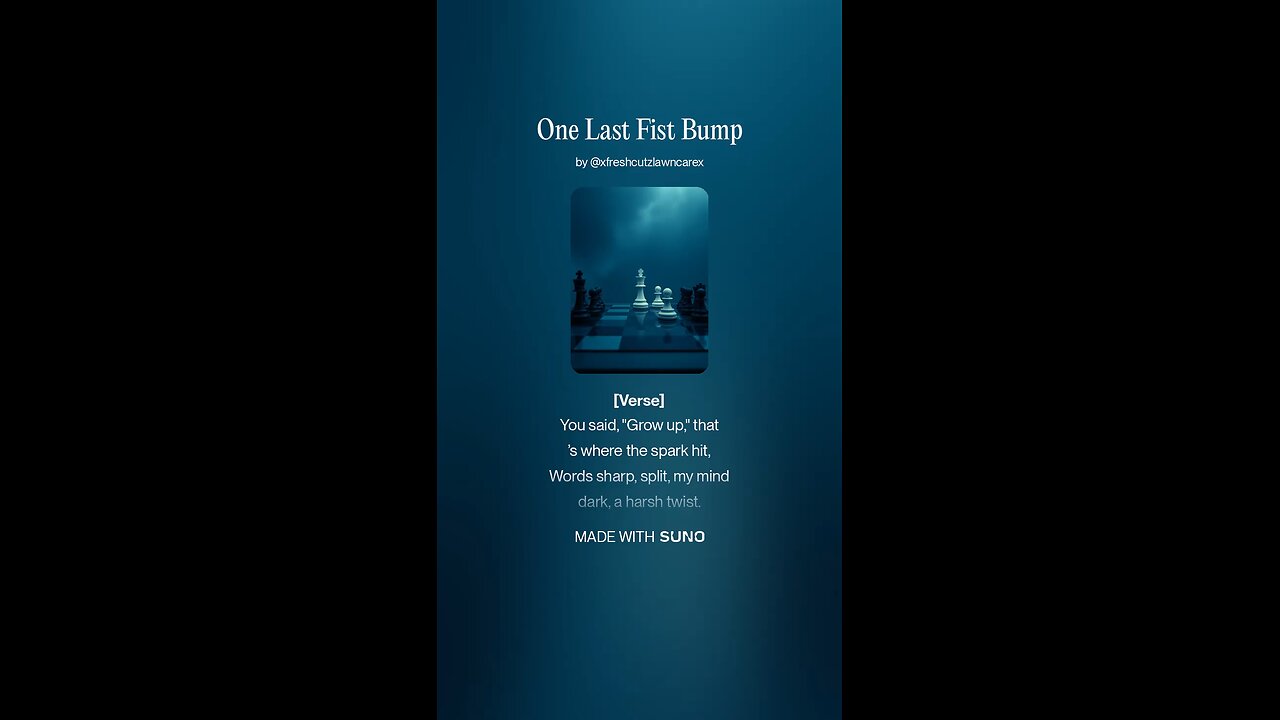 One Last Fist Bump #music #rap #hip-hop #song #songs #beats #lurics #flow #honor #ocala #ocalafl