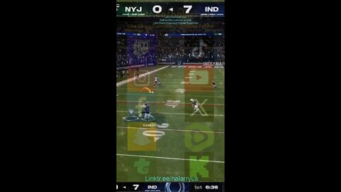 Pick 6 IND 14 vs NYJ 0 #AllMadden #Madden25 #NFLmadden #madden