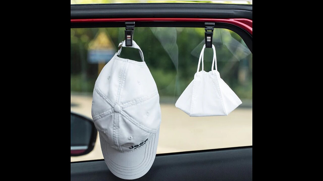 Magnetic Car Window Clip, for Mask, Sunshade, Towel & More