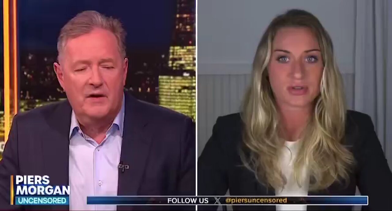 Piers Morgan unleashed verbal assault on "woke-right" Lilly Gaddis, calling her a despicable racist