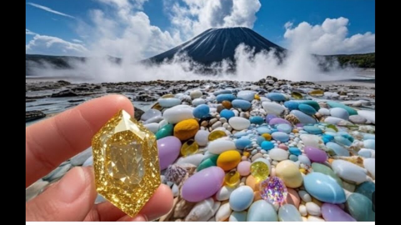 The Volcano Erupted Some Crystal Balls & Some Golden Diamonds