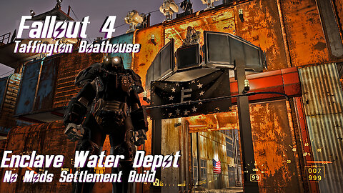 Fallout 4, Enclave Water Depot, No Mods, Settlement Build