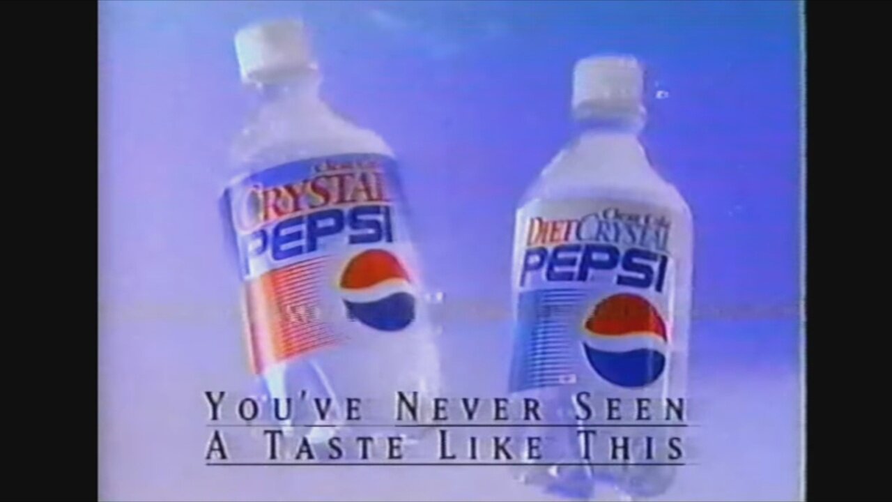 Right Now Somebody's Trying Crystal Pepsi