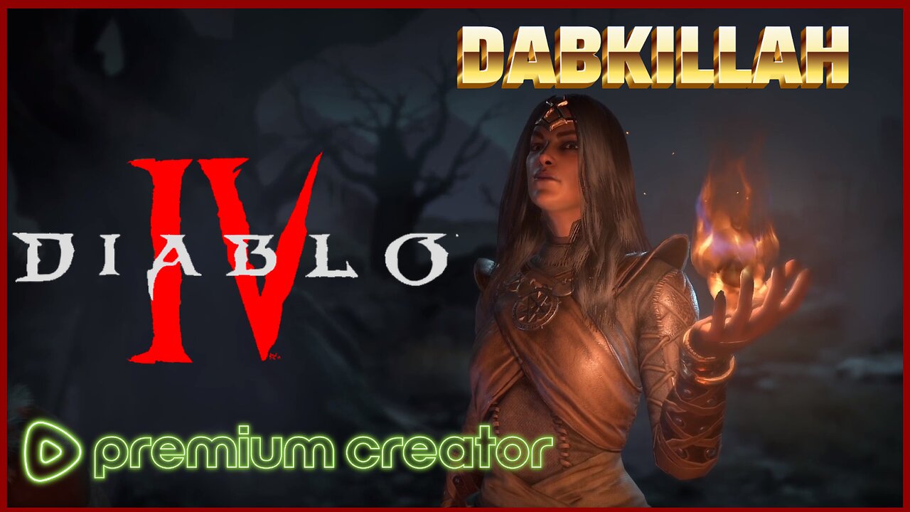 🔴LIVE-DABKILLAH/ Diablo4 Play though SPIRTBORN BUILD