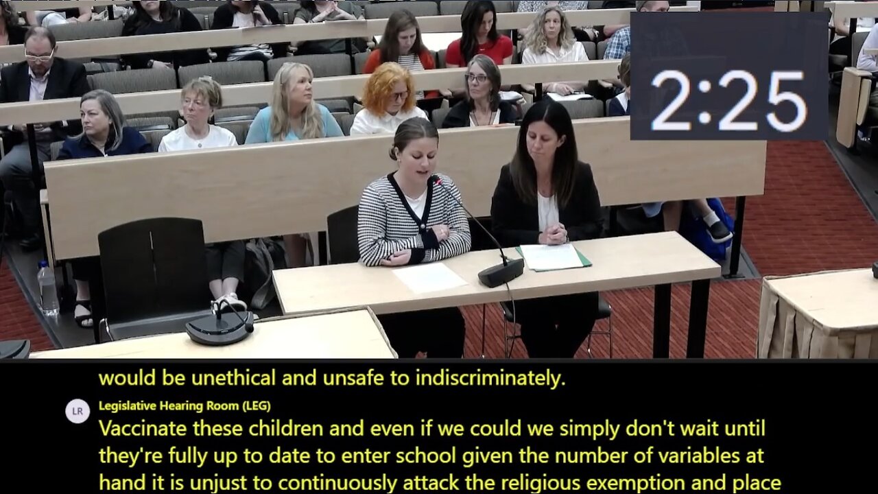 Massachusetts Joint Committee on Public Health Hearing on Vaccine-related Legislation - 6-6-2025