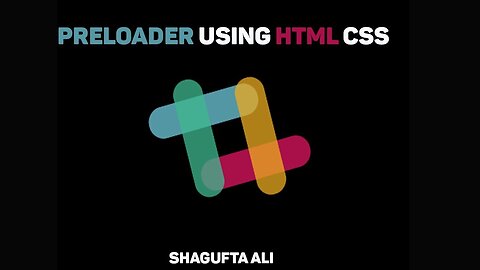 How to Make a Preloader for Your Website Using HTML & CSS 💻 | Step-by-Step Guide
