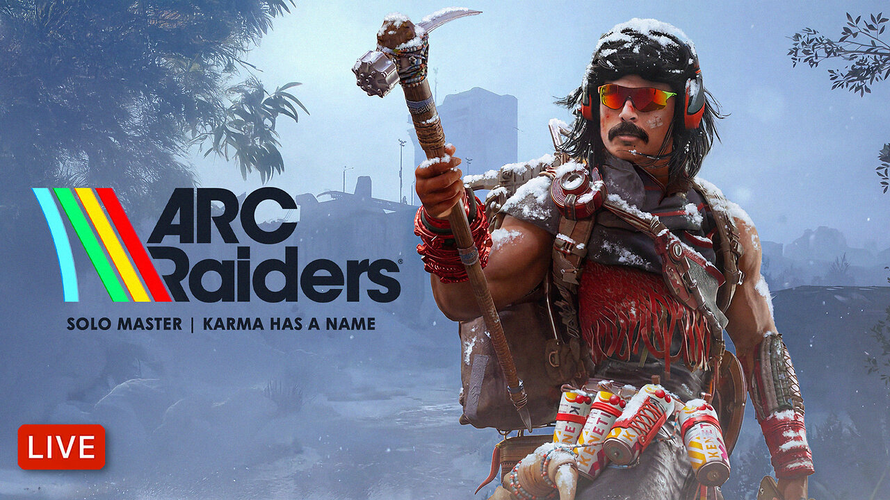 🔴LIVE - DR DISRESPECT - ARC RAIDERS - KARMA HAS A NAME
