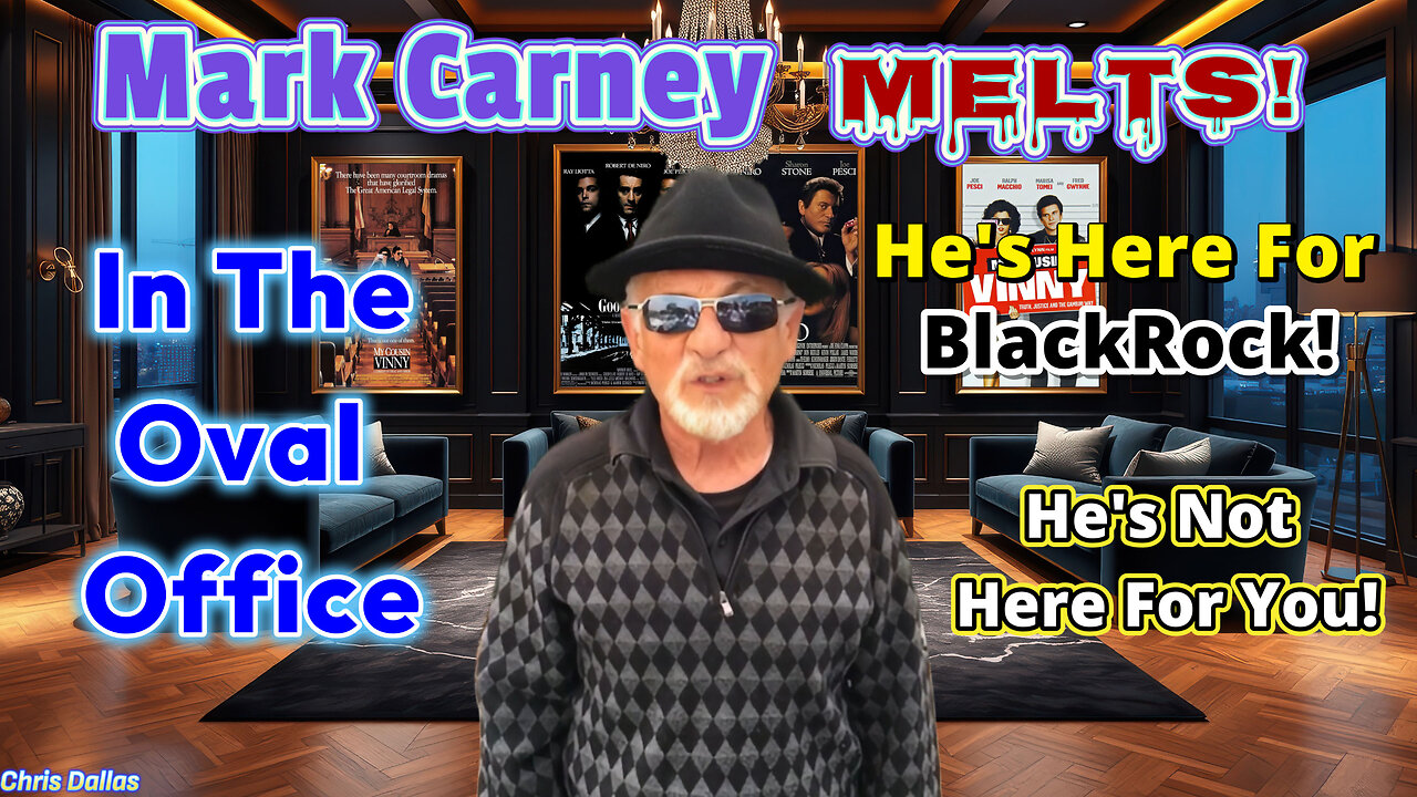 Mark Carney Melts in the Oval Office — Vinny Explodes! BlackRock Owns Half of Canada!