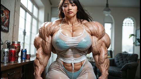 🧱 SheHulk Series - FBB huge muscle girl dancing