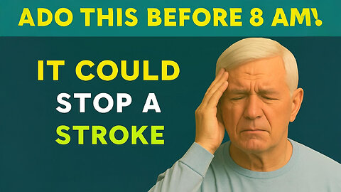 Doctor Reveals: 8 Morning Habits That Prevent 85% of Strokes After 60!