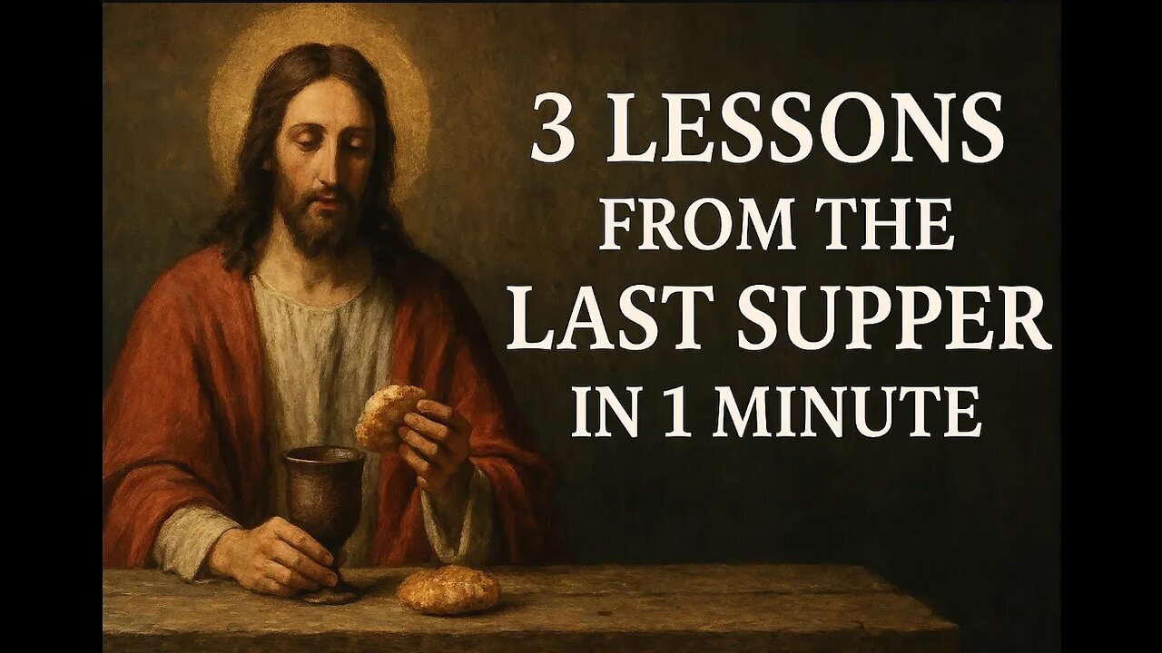 3 Powerful Lessons from the Last Supper in 1 Minute