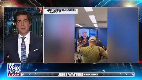 Democrat Senator goes LOCO and tries to LUNGE at a Trump OFFICIAL