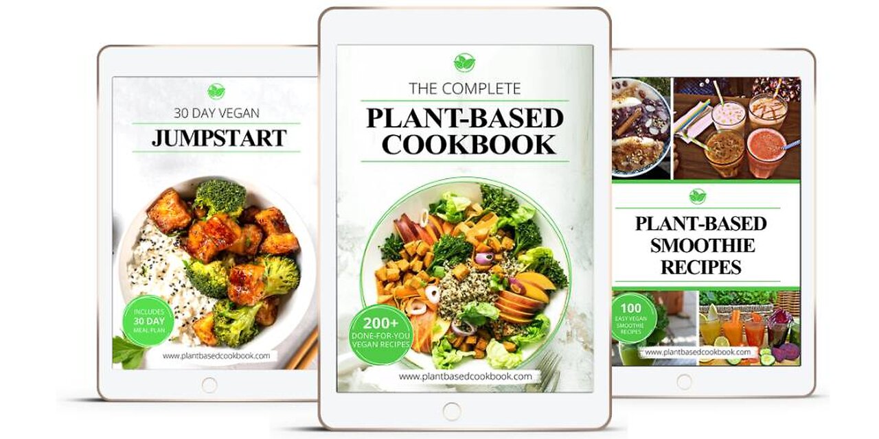 🥗 Plant-Based Cookbook: 200+ Delicious Recipes for Busy Lives!