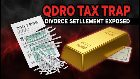 QDRO TAX TRAP: Your Divorce Settlement is Exposed to the IRS (Gold IRA Shield)