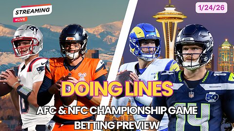 🔴 LIVE: AFC & NFC Championship Betting Preview | Patriots vs Broncos, Rams vs Seahawks | SB LX