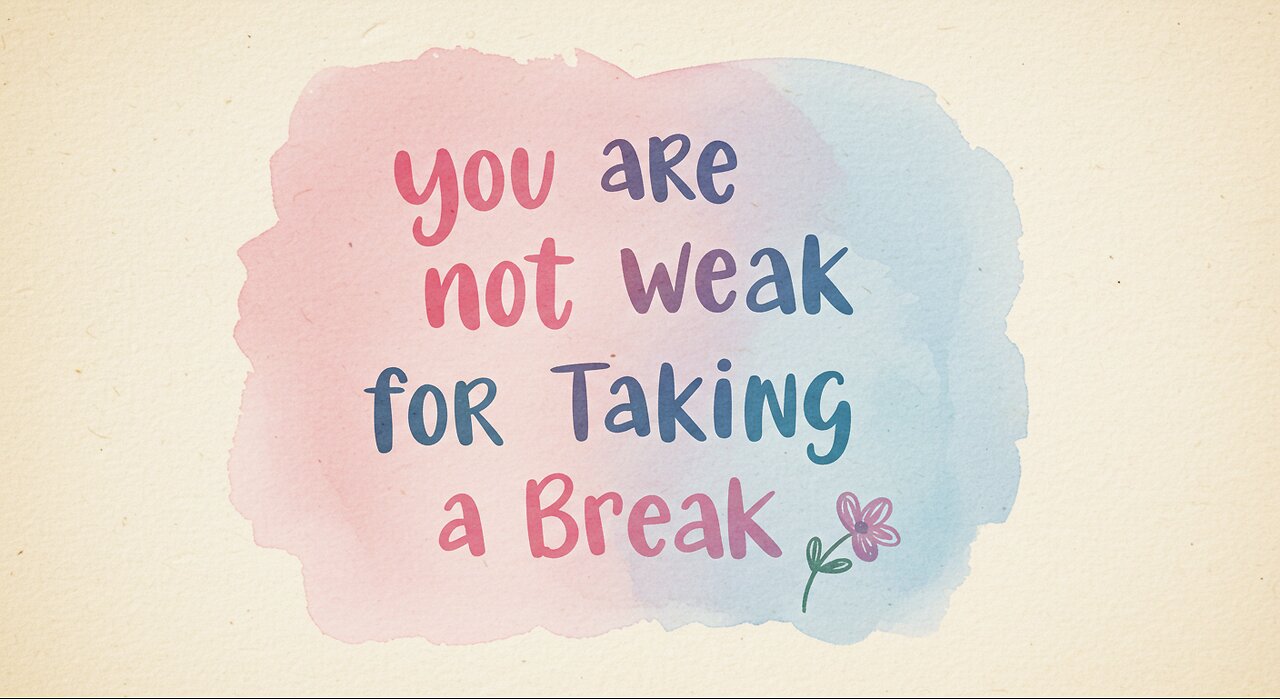You Are Not Weak for Taking a Break | The Power of Letting Go & Forgiveness