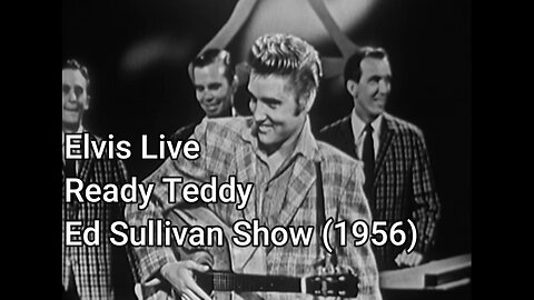 Elvis Presley LIVE ~ Ready Teddy (1958) ~ Portrait Format