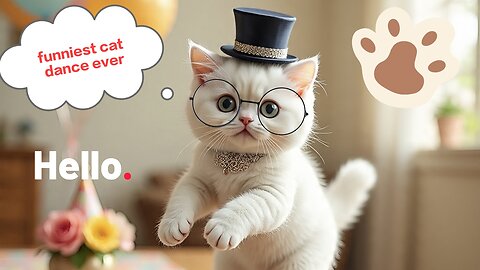 Funny Cat Dance on Table | Try Not to Laugh 🐾