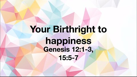 Your Birthright to Happiness | Sunday Morning Service (11/02/2025) | Jubilee Worship Center
