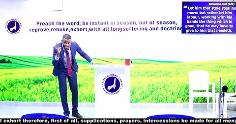 I exhort therefore, first of all, supplications, prayers, intercessions be made for all men