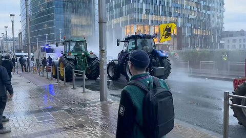 🇪🇺The situation in Brussels during the EU summit amid farmer protests