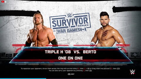 HHH Vs Berto | WWE2K25