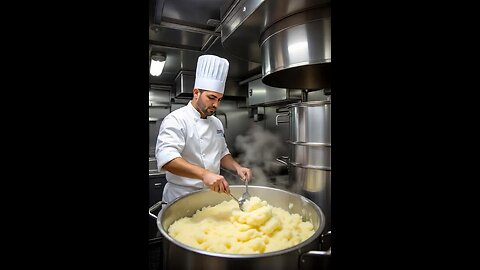 Chef going crazy.