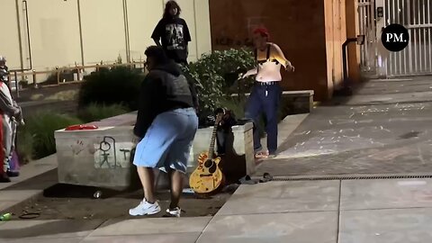 Portland resident confronts Antifa for blaring music past midnight at the ongoing ICE facility
