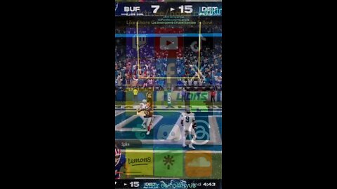 Pick Score DET 15 vs BUF 7 #AllMadden #Madden25 #NFLmadden #madden