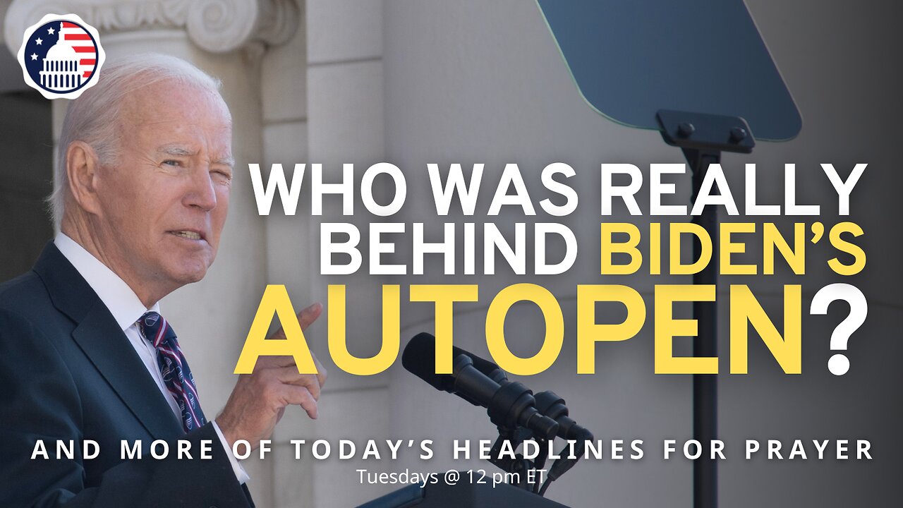 Who Was Really Behind Biden's Autopen?
