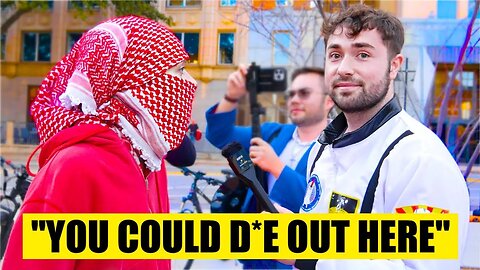 Protestor Gets OWNED, Then Gets VIOLENT!