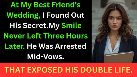 I Discovered My Best Friend's Dark Secret on His Wedding Day